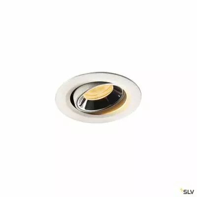 NUMINOS� MOVE XS, encastr� de plafond int�rieur, orientable, 20�, blanc/chrome, LED, 7W, 2700K (1005564)