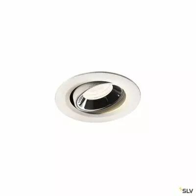 NUMINOS� MOVE XS, encastr� de plafond int�rieur, orientable, 20�, blanc/chrome, LED, 7W, 4000K (1005600)