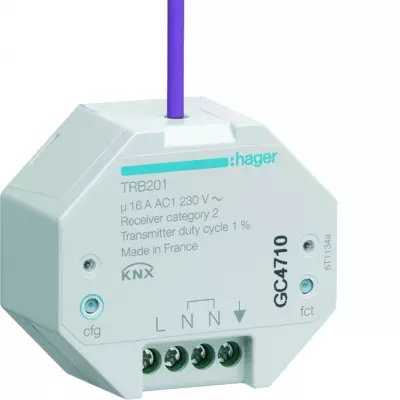 1 Sortie 16A � encastrer KNX radio QL (TRB201)