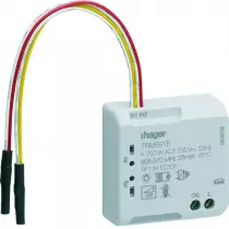 1 sortie éclairage variateur toutes charges 2 fils + 2 entrées radio (TRM691E)