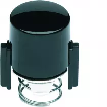 1930 Enjoliveur de poussoir à voyant E10 noir (WMV783N)