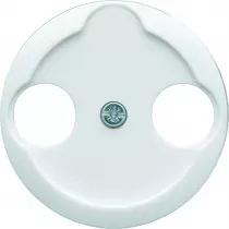 1930 Enjoliveur prise TV + FM Blanc (WMV741B)