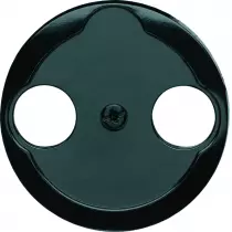 1930 Enjoliveur prise TV + FM Noir (WMV741N)