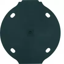 1930 Plaque de fond autoextinguible 1 poste noire (WMV685N)