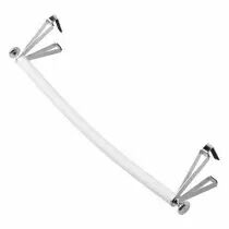 Accessoire sèche-serviette barre galbée blanc 485mm (498006)