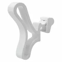 Accessoire sèche-serviette patère papillon blanc (498050)