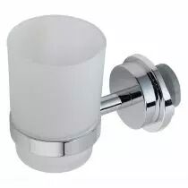 Accessoire sèche-serviette porte gobelet chrome (498020)