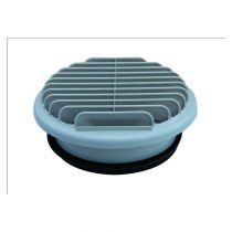 Accessoire Thermodynamique entrée/sortie d\'air murale PVC Ø125mm (296071)