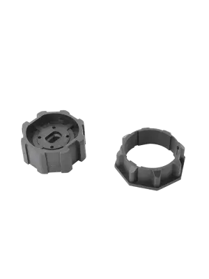 Accessoires pour moteur volets roulants : roue et couronne pour tube octogonal 60 mm (6357016)