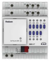 ACTIONNEUR 6 CIRCUITS TRIAC POUR CHAUFF HMG 6 T KNX SERIE MIX (4930240)