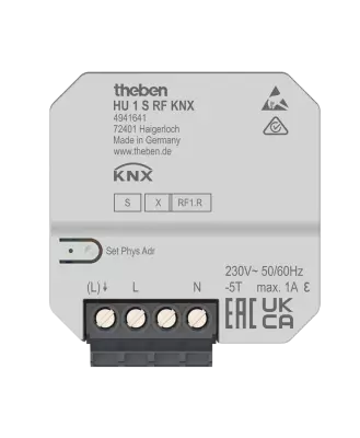 Actionneur de chauffage radio encastr� � 1 canal KNX RF (4941641)