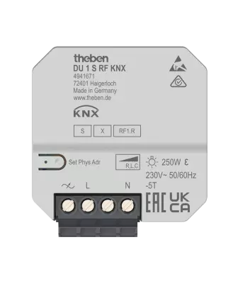 Actionneur de variation radio encastr� � 1 X 250 W, KNX RF (4941671)