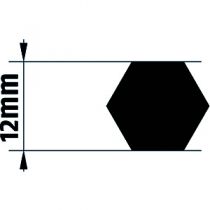 Adaptateur axe j4-12mm hexa (9014169)
