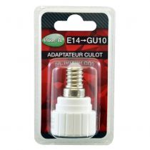 adaptateur base culot e14 vers gu10 blister (739881)
