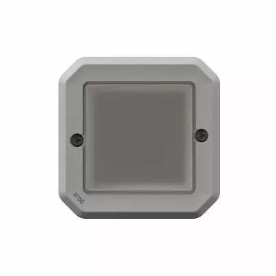 Adaptateur Plexo avec membrane souple pour Mosaic composable gris (069587L)