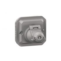 Adaptateur Plexo pour prise RJ45 Mosaic composable gris (069581L)