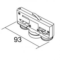 Adaptateur pour rail 3 allumages (16340)