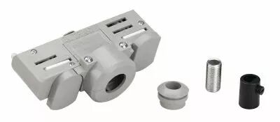 Adaptateur rail 3 allumages pour suspensions, int�rieur, gris argent (145994)