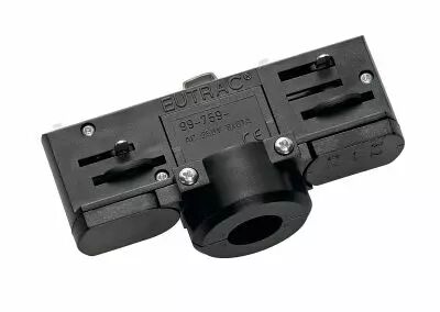 Adaptateur rail 3 allumages pour suspensions, int�rieur, noir (145990)