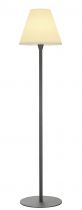 ADEGAN, lampadaire extérieur, anthracite/blanc, E27, 24W max, IP54 (228965)