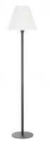 ADEGAN, lampadaire extérieur, anthracite/blanc, E27, 24W max, IP54 (228965)