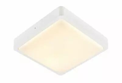 AINOS, applique et plafonnier ext�rieur, carr�, blanc, LED, 17W, 3000K/4000K, IP65 (1003449)