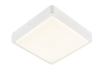 AINOS, applique et plafonnier extérieur, carré, blanc, LED, 17W, 3000K/4000K, IP65 (1003449)