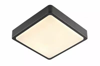 AINOS SENSOR, applique et plafonnier ext�rieur, carr�, anthracite, LED, 18W, 3000K/4000K, IP65, d�tecteur de mouvement (1003452)