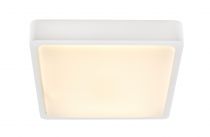 AINOS SENSOR, applique et plafonnier extérieur, carré, blanc, LED, 18W, 3000K/4000K, IP65, détecteur de mouvement (1003451)