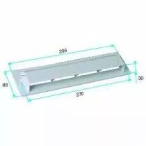 Aldes - Auvent ma&ccedil;onnerie ext&eacute;rieur - 295x83x30 mm - blanc (11011218)