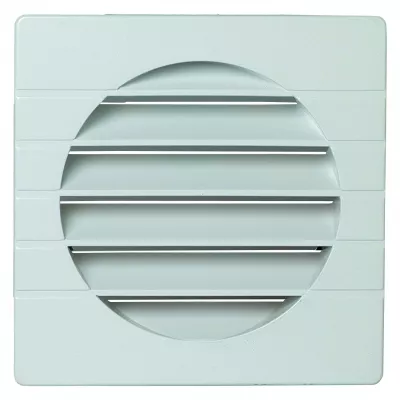 Aldes - Auvent ma�onnerie ext�rieur GEB 100 124x124x38 mm - blanc (11011239)
