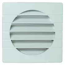 Aldes - Auvent ma&ccedil;onnerie ext&eacute;rieur GEB 100 124x124x38 mm - blanc (11011239)