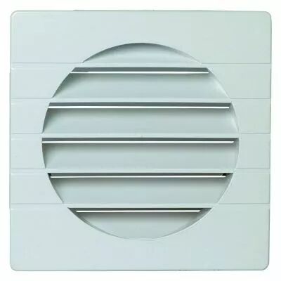 Aldes - Auvent ma�onnerie ext�rieur GEB 125 149x149x38 mm - blanc (11011240)