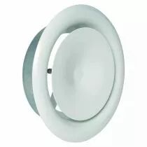 Aldes - Bouche &agrave; noyau r&eacute;glable de soufflage acier blanc SR 145 D200 (11052207)