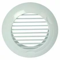 Aldes - Bouche fixe de soufflage BIO Design 45 m&sup3;/h D 80 mm - blanc (11012402)