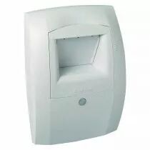 Aldes - Bouche hygror&eacute;glable Bahia Curve S bain/WC BW44 15-65 m&sup3;/h D125 pr&eacute;sence - blanc (11017348)