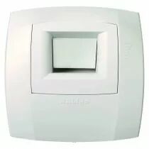 Aldes - Bouche hygror&eacute;glable Bahia Curve S WC W13 5/30 m&sup3;/h D 125 mm cordelette - blanc (11015472)