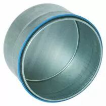 Aldes - Bouchon m&acirc;le &agrave; joint galvanis&eacute; - Diam&egrave;tre 125 mm (11098215)