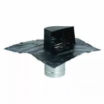 Aldes - Chapeau de toiture ardoise et plaque de plomb D125 (11022036)