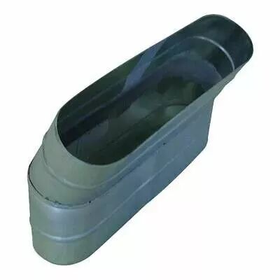 Aldes - Coude vertical oblong galvanis� CVO � 30� - L 475mm x H 165mm (11063325)