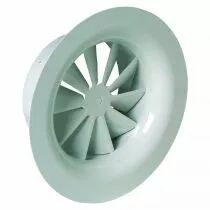 Aldes - Diffuseur circulaire fixe &agrave; jet h&eacute;lico&iuml;dal pr plafond en acier blanc SR 861 D160 (11051106)