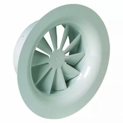 Aldes - Diffuseur circulaire fixe � jet h�lico�dal pr plafond en acier blanc SR 861 D250 (11051108)