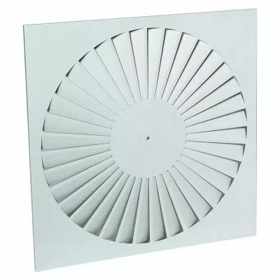 Aldes - Diffuseur fixe h�lico�dal pour dalle plafond 600x600 acier blanc SF 786 (11051133)