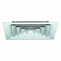 Aldes - Diffuseur fixe pour dalles de plafond 600x600 aluminium blanc AF 704TP 300x300mm (11051003)
