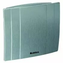 Aldes - Extracteur ponctuel DECO Alu &Oslash; 100 mm (H), &agrave; d&eacute;tection d\'humidit&eacute; (11022317)