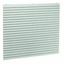 Aldes - Grille de reprise dalle de plafond 600x600 blanche &agrave; ailette inclin&eacute;e AO251 (11050668)