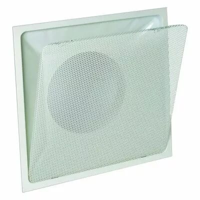 Aldes - Grille de reprise dalle de plafond 600x600 blanche t�le perfor�e SC370 et filtre (11050670)