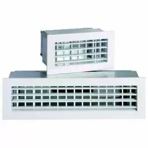 Aldes - Grille de transfert sur porte T.One AC 181 F1 350x100mm blanche RAL9010 30% (35700234)