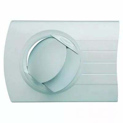 Aldes - Grille plastique fixe BIO Design rectangulaire 60 m�/h D 80 mm - blanc (11022064)