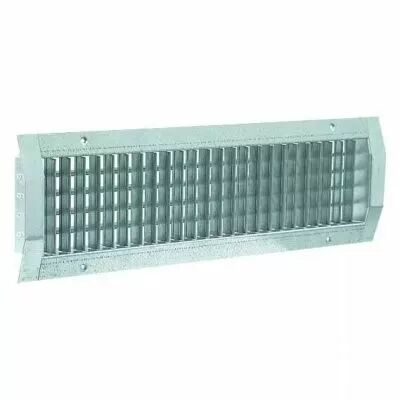 Aldes - Grille sur conduit simple d�flexion de reprise en acier GD 102 - 425x75 mm (11050100)
